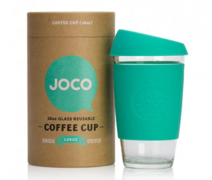 Best Travel Coffee Mugs- Joco Glass Reusable Coffee Mug