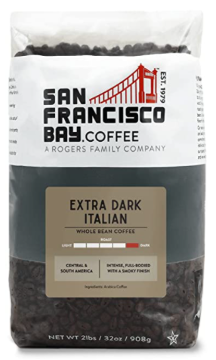 Best Italian Dark Roast Coffee - San Francisco Bay Extra Dark Roast