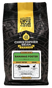 Weird Flavored Coffees - Christopher Bean Coffee Bananas Foster